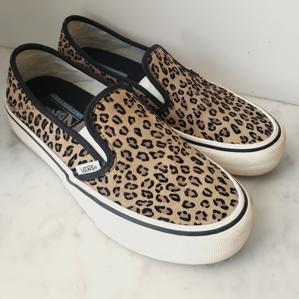 VANS Leopard Slip-Ons